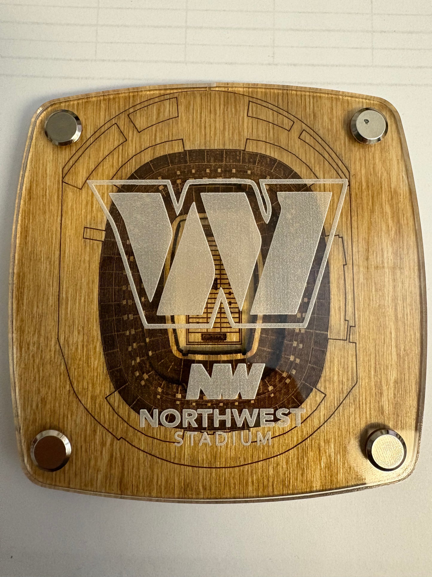 3D Wooden & Acrylic NFL Stadium Coasters (2 of 2)