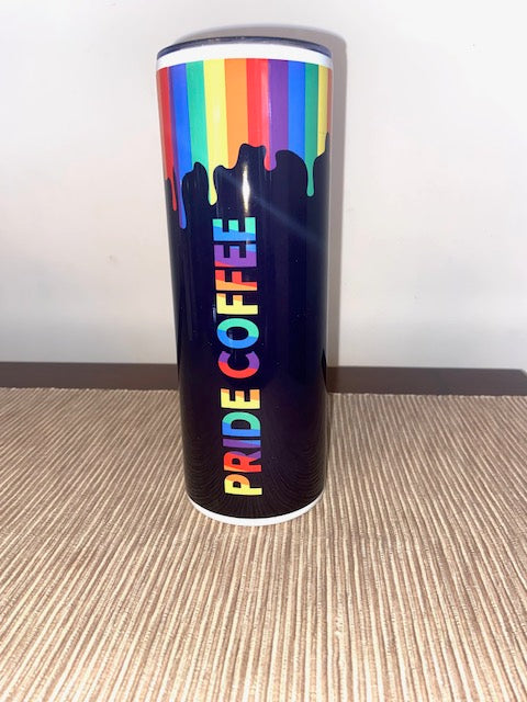 Pride Coffee Proud Of Who I Am LGBTQIA+ Tumbler
