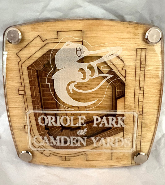 3D Wooden & Acrylic MLB Stadium Coasters