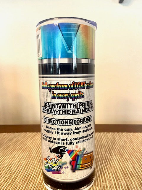 Pride Gay Spray LGBTQIA+ Tumbler