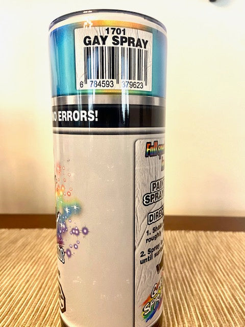 Pride Gay Spray LGBTQIA+ Tumbler