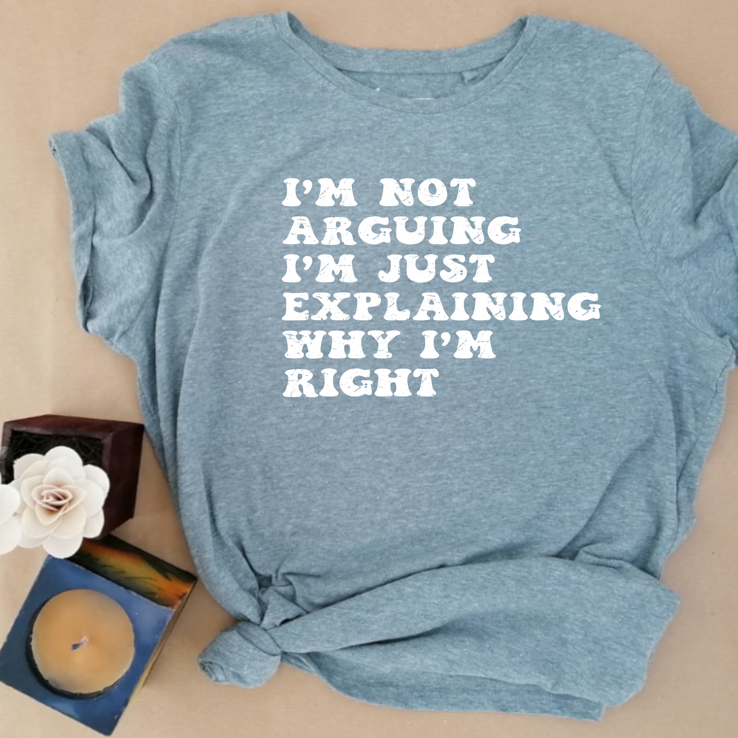 I'm Not Arguing I'm Just Explaining Why I'm Right T-Shirt