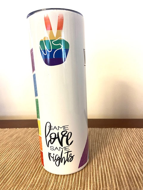 Pride Kiss Whoever The F*ck You Want Same Love Same Rights LGBTQIA+ Tumbler