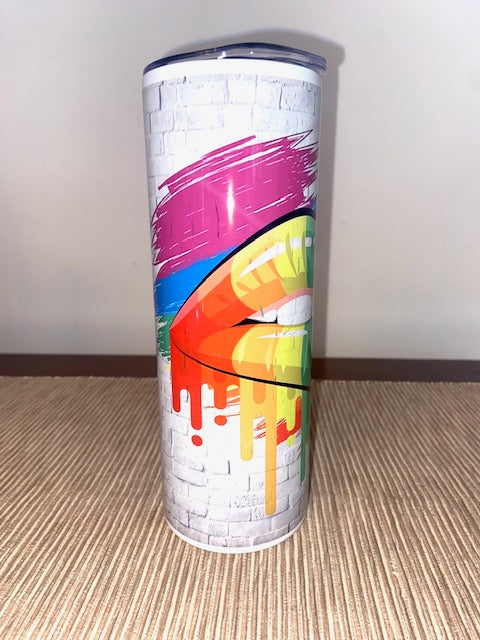 Pride Lips LGBTQIA+ Tumbler