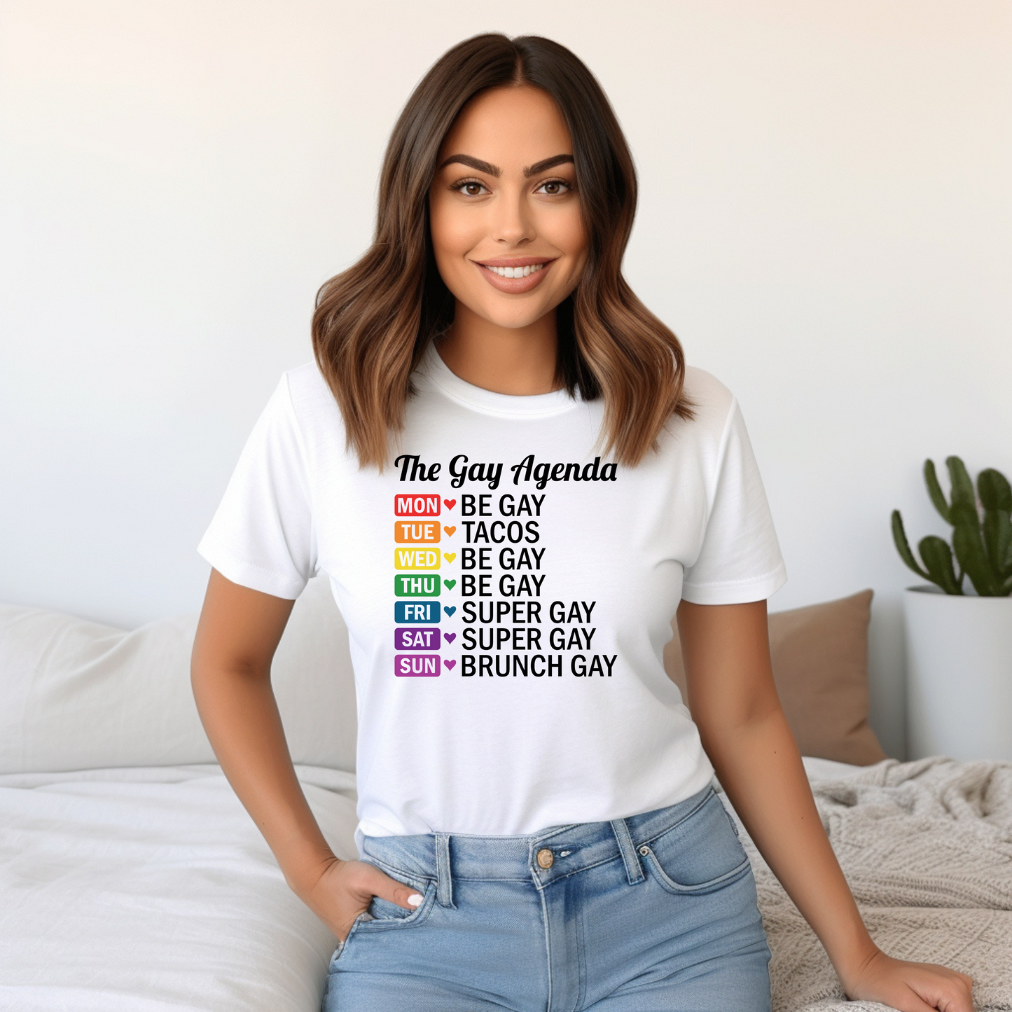 Pride LGBTQIA+ The Gay Agenda T-Shirt