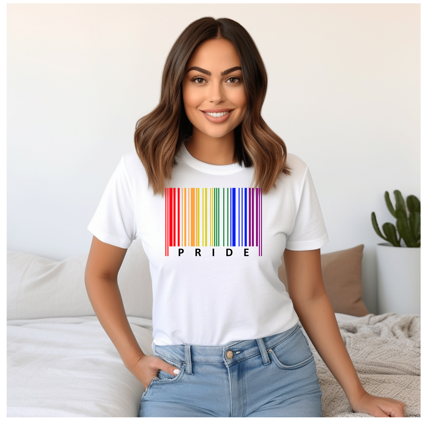 Pride LGBTQIA+ Barcode T-Shirt