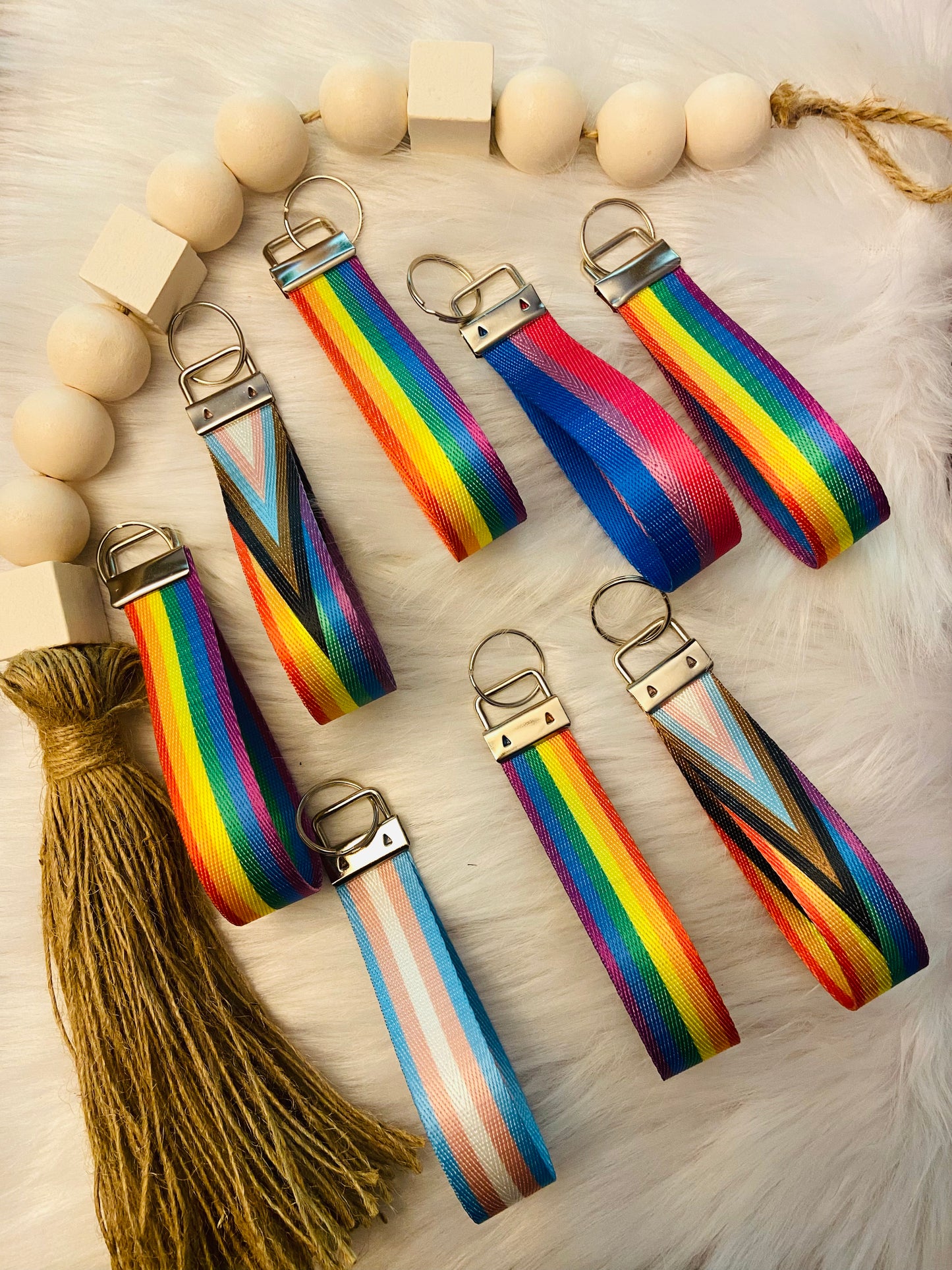Pride LGBTQIA Key Fob Wristlets