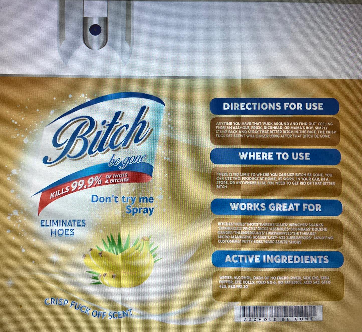 Bitch Be Gone Tumbler