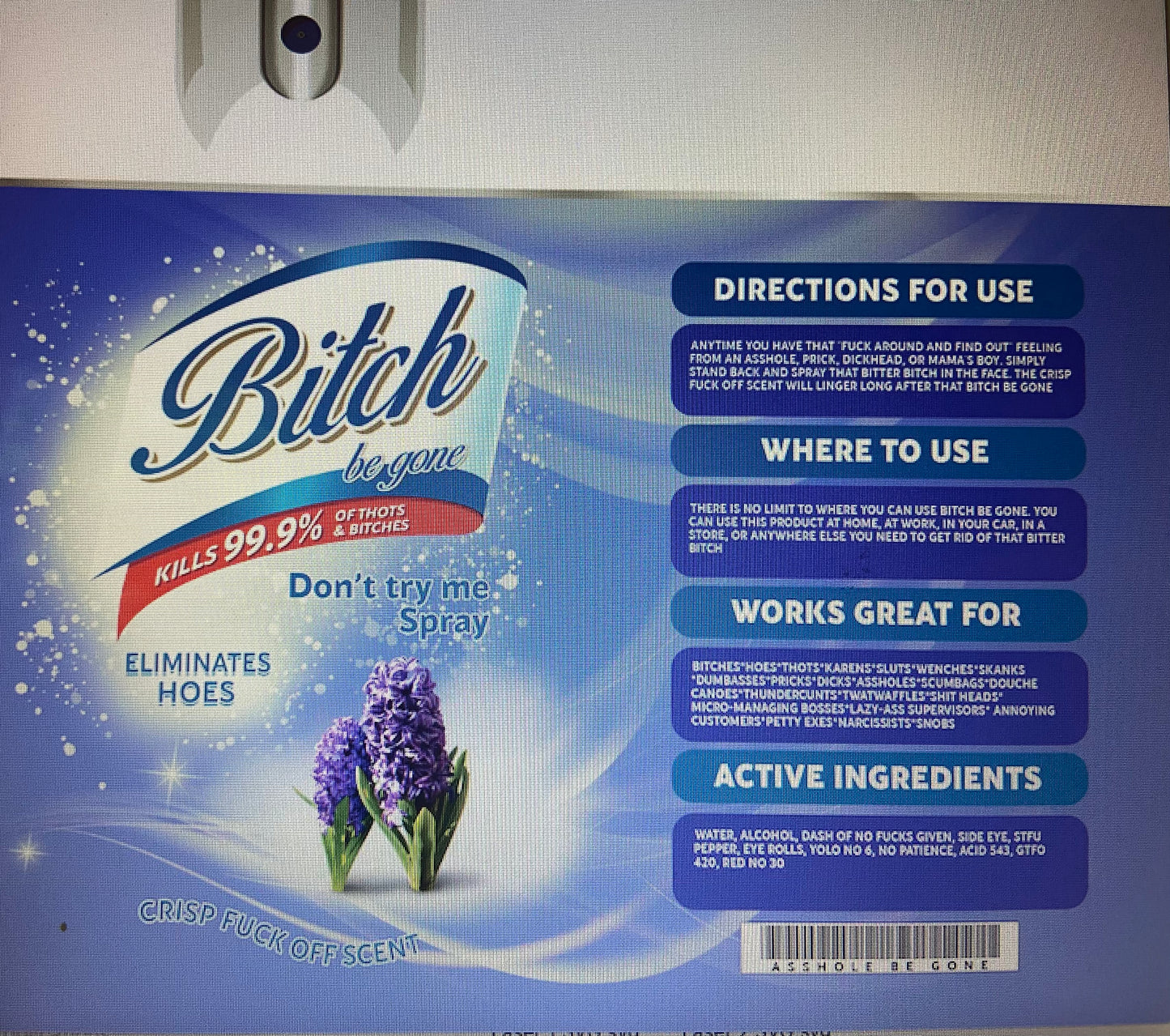 Bitch Be Gone Tumbler
