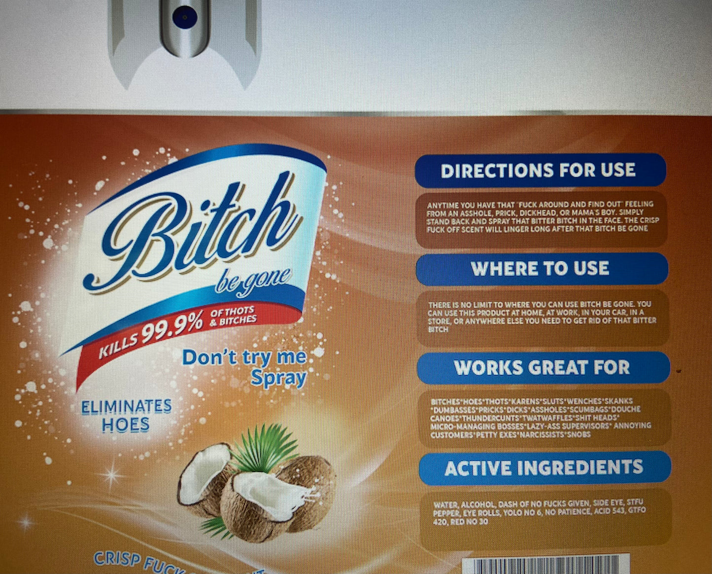 Bitch Be Gone Tumbler
