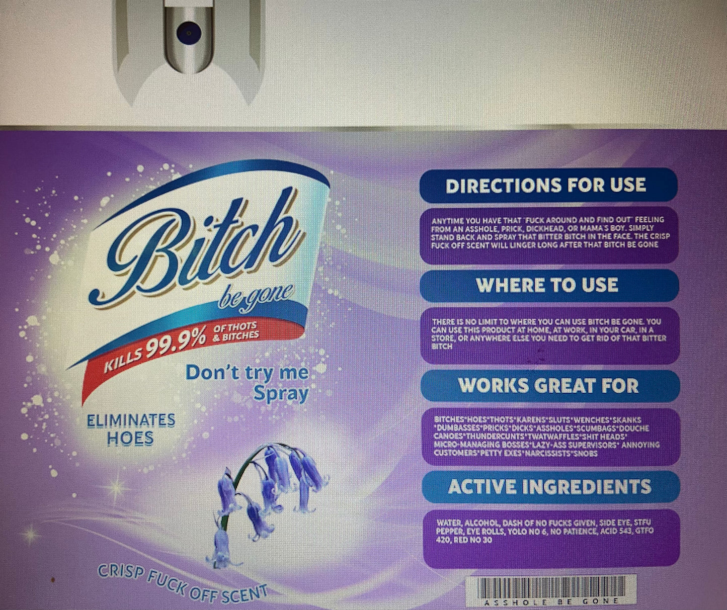 Bitch Be Gone Tumbler