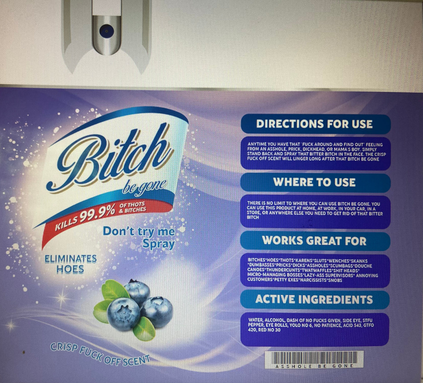 Bitch Be Gone Tumbler