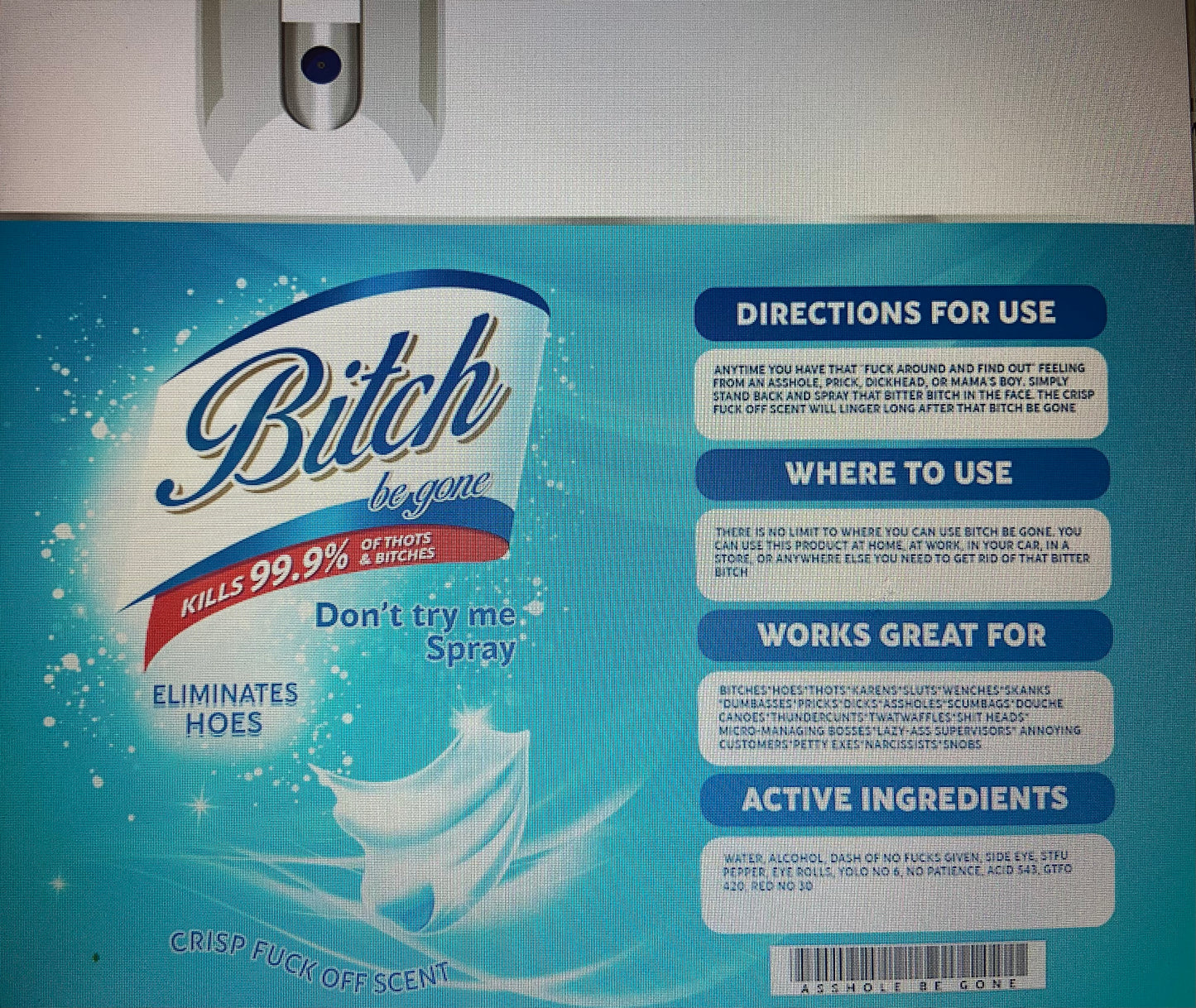 Bitch Be Gone Tumbler