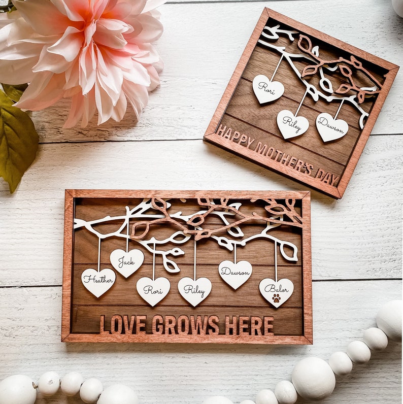 Personalized Wooden Family Tree
