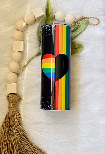 Pride Love Is Love LGBTQIA+ Tumbler