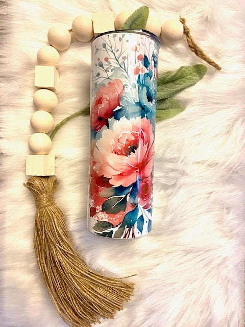 Mom Floral Tumbler
