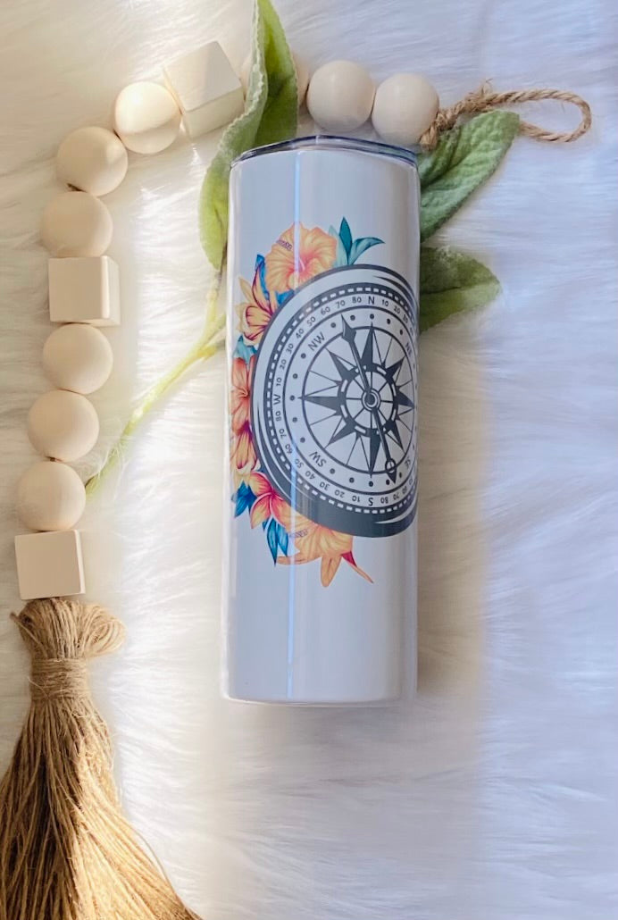 Let Your Heart Be Your Compass Tumbler