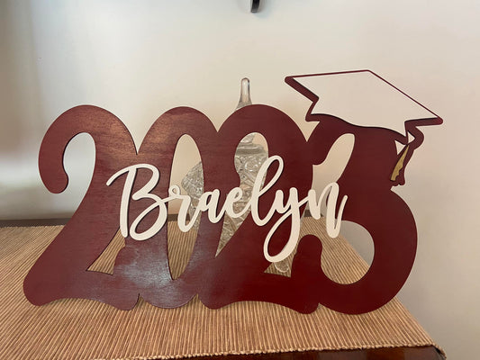 Personalized Graduation Name Sign