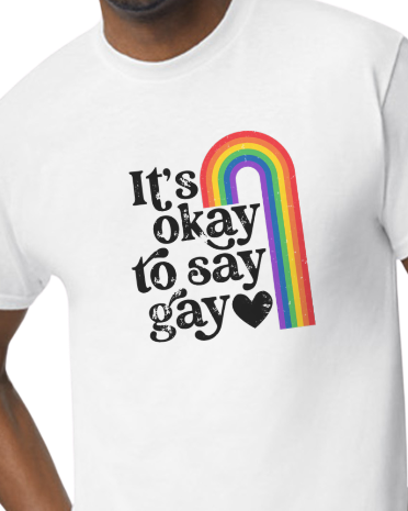 Pride LGBTQIA+ It's Okay To Say Gay T-Shirt