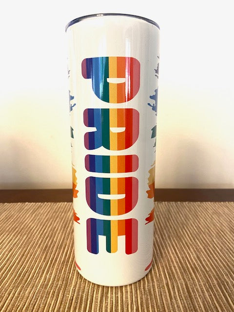 Pride Rainbow LGBTQIA+ Tumbler
