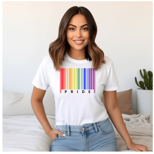 Pride LGBTQIA+ Barcode T-Shirt