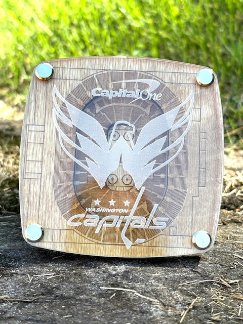 3D Wooden & Acrylic NHL Stadium Coasters