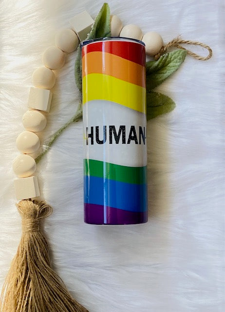 Pride Human Heartbeat LGBTQIA+ Tumbler