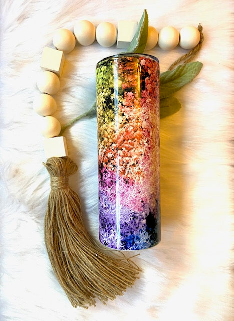 Bright Colored Coral Tumbler