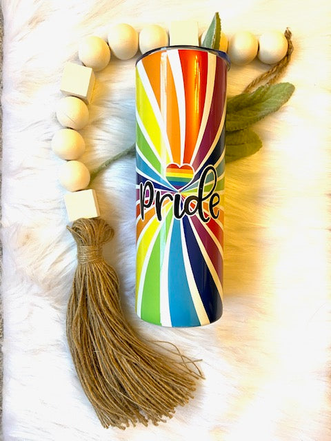 Pride Kaleidoscope LGBTQIA+ Tumbler