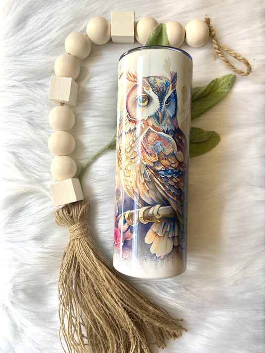 Colorful Owl Tumbler