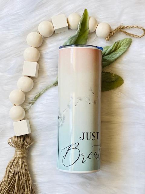 Just Breathe Dragonfly Tumbler
