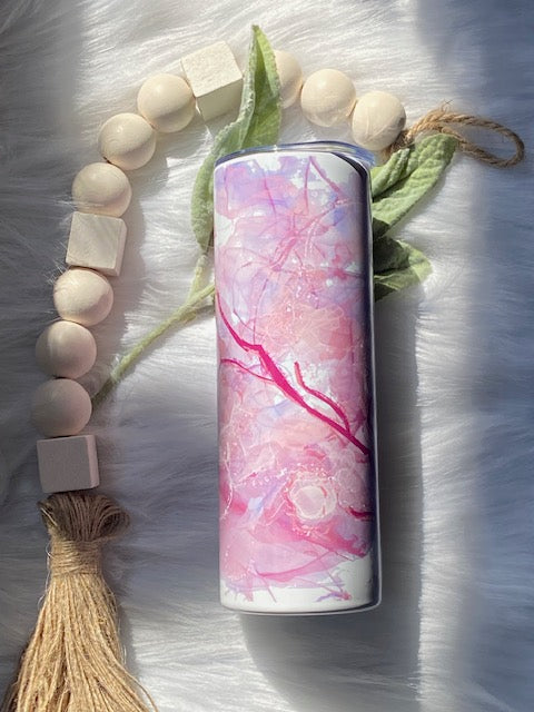 Purple Blossom Tumbler